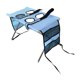 thumbnail image 1 of Accesorio de limpieza para mesa de peluquería de mascotas, soporte multifuncional de cuatro orificios. azul, 1 of 9