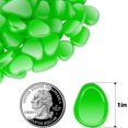 thumbnail image 4 of 500 rocas que brillan en la oscuridad para exteriores, rocas brillantes para paisajismo, caminos, peceras (hy), 4 of 5
