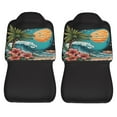 thumbnail image 5 of KAKALAD Blue Tropical Waves Beach Hibiscus Camper Car Accessories Seat Covers Set Vehicle Seat Covers Universal Front Seats Protector 2 Pcs, 5 of 9