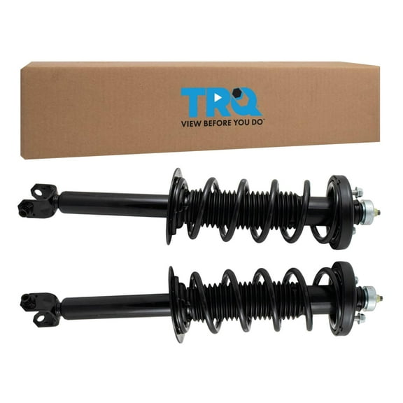TRQ Rear Complete Loaded Shock Strut Spring Assembly LH RH Pair for Accord SCA52095 Fits select: 2013-2015,2017 HONDA ACCORD EXL