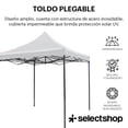 thumbnail image 2 of Carpa Toldo Plegable Reforzado 3x3 Lona Impermeable Acero In, 2 of 8