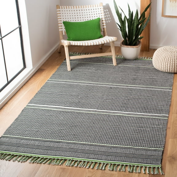 SAFAVIEH Montauk MTK607G Handwoven Green / Multi Rug