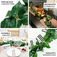 thumbnail image 4 of Efavormart 5 FT | Real Touch Green Poplar Leaves Artificial Garland Vines For Wedding Events Decoration, 4 of 10