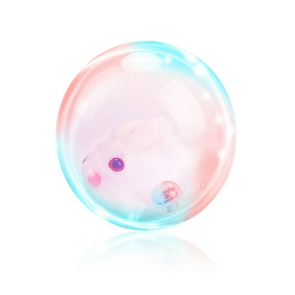 Interactive Dog Toy Auto Rolling Clear Ball Random Moving Battery Powered