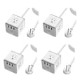 thumbnail image 1 of Huntkey Surge Protector Extension Cord Outlet w/ AC Plugs & USB Ports (4 Pack), 1 of 10