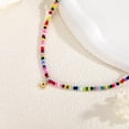 thumbnail image 6 of Turandoss Colorful Beaded Initial Necklaces for Women Girls Jewelry Cute Dainty Bead Bohemian Letter Necklace Birthday Gifts for Kids Girl Women, 6 of 9