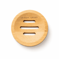 Bamboo Soap Dish & Shower Steamer Holder, Soap Tray and Shower Steamer Tray Eco-Friendly with Drainage, Durable Design