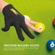 thumbnail image 1 of Deporte Guante de billar de snooker con tres dedos abiertos para mano izquierda con bordado de telas de licra, 1 of 3
