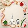thumbnail image 4 of Kingfansion 4" Office Scissors Set Under $4, Travel Mini Portable Scissors, for Sewing and Crafting, Craft Gift, 4 Count, Sharp Precision Fabric Scissors Suitable for Embroidery, 4 of 5