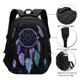 thumbnail image 3 of Balery Dreamcatcher With Colorful Feathers Mochila con carga USB para hombre y mujer - Mochila impermeable y antirrobo para portátil con puerto USB para viajes, trabajo, estudios y universidad, 3 of 7