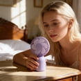 thumbnail image 4 of shyuyusa Handheld Mini Fan 250mAh Battery Portable Cooler For Outdoor Travel Daily Activity Use, 4 of 6