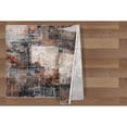 thumbnail image 3 of MDA Home Anna 5'x8' Abstract Transitional Fabric Area Rug in Cream/Gray, 3 of 6