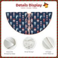 thumbnail image 3 of Rateoe Cartoon Lighthouse Pattern Christmas Tree Skirt with Ties , Christmas Tree Decorations, Farmhouse Christmas Decor Xmas Holiday Decorations-30", 3 of 6