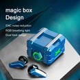 thumbnail image 7 of Hwkond Earbuds Wireless Bluetooth Box Styling In-ear Bluetooth Wireless Headset Esports Gaming HD Sound Quality Bluetooth 5.3 Headset IPX4 Grade Headset Up to 25% Off, 7 of 7