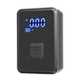 thumbnail image 1 of Lepmerk Compact Digital Wireless Air Compressor Pump with LED Light, 150PSI Portable Tire Inflator for Cars, Bikes, and Balloons, Black LS4012 (16-Piece Set), 1 of 6