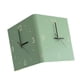 thumbnail image 5 of Reloj de pared moderno de doble cara, reloj de pared, decoración de pared, modo de iluminación doble para interiores Verde, 5 of 9
