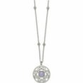 thumbnail image 3 of Stainless Steel Polished Synthetic Purple Calcedony With 2In Ext Necklace Made In China -Jewelry By Sweet Pea, 3 of 8