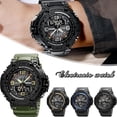 thumbnail image 2 of Shuangxian Luminous Dial Student Waterproof Electronic WatchBlack, 2 of 5