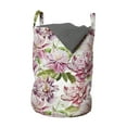 thumbnail image 1 of Botanical Laundry Bag, Natural Theme Realistic Flowers Motifs Peonies and Leaves Images Floral Art, Hamper Basket with Handles Drawstring Closure for Laundromats, 13" x 19", Multicolor, by Ambesonne, 1 of 4
