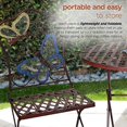 thumbnail image 5 of Benzara BM148371 Butterfly Table & Two Chairs Bistro Set, Multicolor, 5 of 5