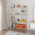 thumbnail image 3 of Ktaxon 4 Layer Wire Shelving Rack, Metal Shelf Adjustable Unit Garage Storage, 35''L x 14''W x 55''H, Silver, 3 of 10