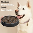 thumbnail image 6 of Slow Feeder Dog Bowl for Large & Medium Breeds, Anti-Choking Slow Eating Food Bowl, Non-Slip Pet Feeder with Maze Design, Bloat Stop Puzzle Dog Dish, Black, 6 of 18