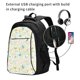 thumbnail image 2 of Disketp Funny Chicken Mochila de Viaje Estampada para Laptop con Puerto de Carga USB, Mochila Impermeable para Computadora – Regalo para Hombres y Mujeres, 2 of 7