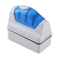 thumbnail image 1 of maskred Aquarium Magnetic Brush Glass Algae Scraper Cleaning Tool Curve Blue & white S, 1 of 6