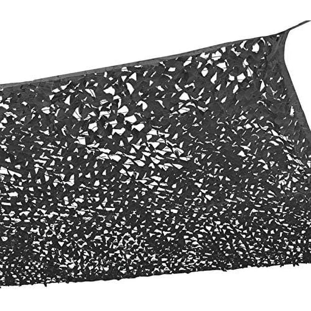 Red de camuflaje personalizada, banda de borde impermeable, silenciosa y sin reflejos para actividades al aire libre (camuflaje gris, 4 x 6 m)