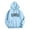Light Blue, variant on YUELONGHU Men Casual M Sweatshirts & Hoodies Oversized Zip up Hoodie Men Women Letter Graphic Hooded Print Hooded Collar Long Sleeve Sweatshirt Tops Hoodies for Men Zip up Graphic
