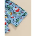 thumbnail image 7 of Baby Boys Summer 2-Piece Clothing Western Print Short Sleeve T-Shirt and Elastic Shorts Outfits Set, 7 of 7