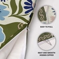 thumbnail image 6 of Spring Blue Floral Pillow Covers 18x18 Set of 2 dark Green Blue Pink Flower Modern Aesthetic Print Decorative Throw Pillow Cases Outdoor Seasonal Summer Farmhouse Decoration for Sofa Couch Bed, 6 of 6