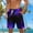 Black, variant on BVnarty Men's Fire Pattern Art Print Swim Trunks Elastic Waist Drawstring Storage Pockets Lightweight Breathable Daily Beach Lounge Summer Shorts Black S