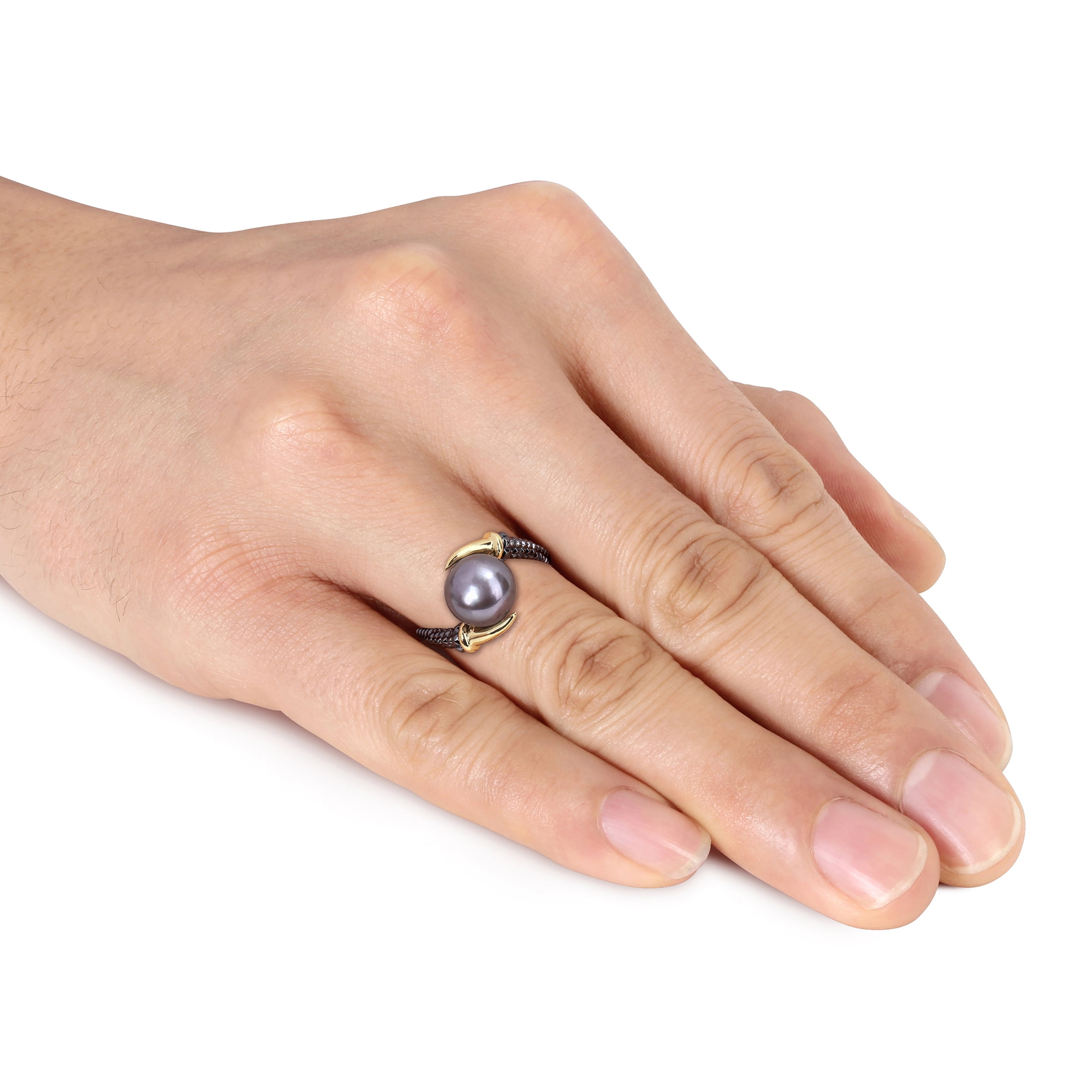 Everly Men's Cultured Pearl Sterling Silver Ring