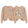 thumbnail image 1 of WEAIXIMIUNG Custom Sweatshirt with Picture Women's Trendy Pullover Hoodie Letter Print Round Neck Top for Fall & Winter, 1 of 3