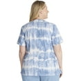 thumbnail image 3 of Dickies EDS Scrubs Top For Women V-Neck Print DK881, 3 of 7