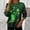 008 Multicolor, variant on WRFWUL St. Patrick's Day Sweatshirt Women Half Zipper Pullover Irish Shamrock Graphic Sweater Tops Casual Long Sleeve Shirts