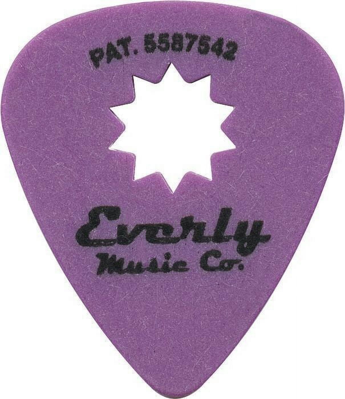 Everly Star Guitar Picks  72 Pack  1.14mm  Purple