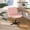 Pink, variant on YRLLENSDAN,Vanity Chair with Back,Criss Cross Desk Chair,Cross Legged Office Chair,No Wheels Or Handrails,Suitable for Bedrooms and Living Rooms,Beige