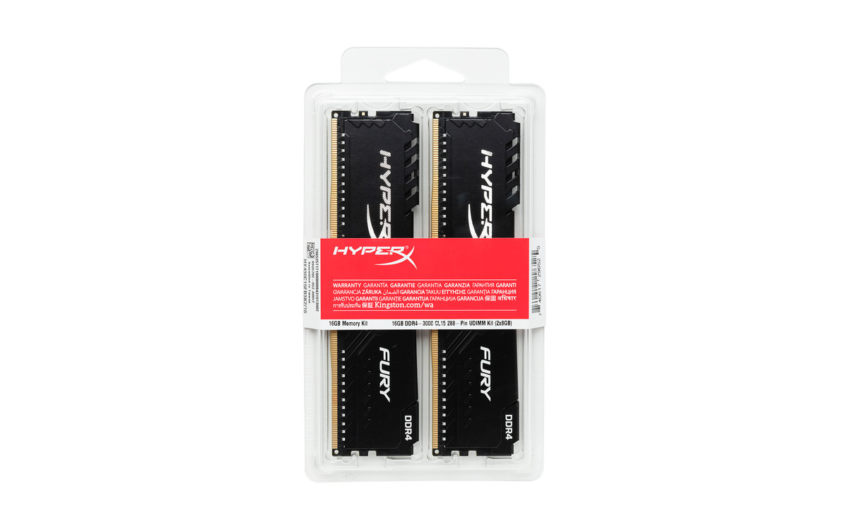 HyperX Fury 16GB 3200MHz DDR4 CL15 DIMM (Kit of 2) 1Rx8 Black - image 5 of 5