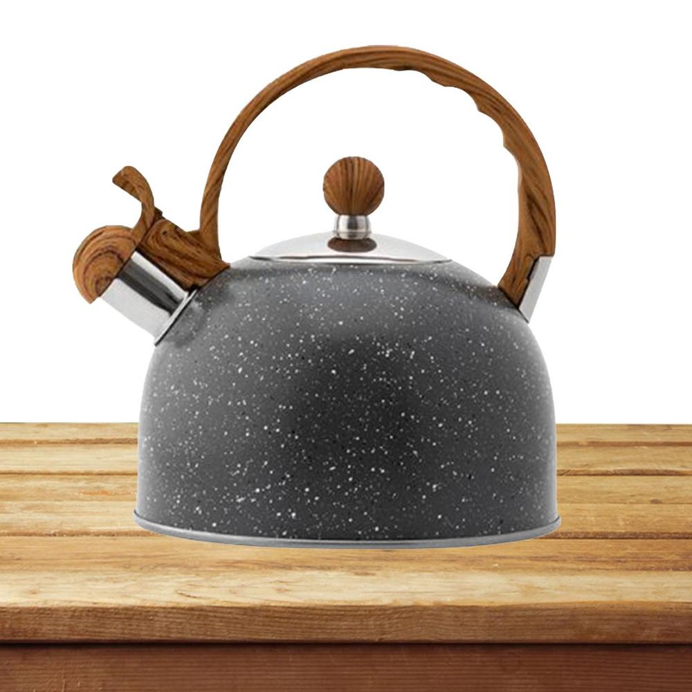 Tohuu Whistling Teapot Whistle Kettle Water Boiler with Antihot Handle Kitchen Water Boil Pot