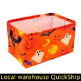 thumbnail image 2 of Halloween Basket Cute Halloween Baskets For Pumpkin Halloween Basket Rectangular Toy,Halloween Gifts,Gift Basket Teacher Basket Book Basket,Halloween Baskets,Fall Basket,Spooky Basket, 2 of 17