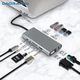 11 in 1 USB C 3.0 HUB Type C Laptop Adapter to 4K VGA