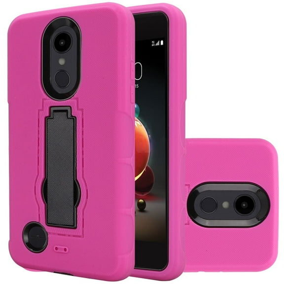 GSA Symbosis with Kickstand Case For LG (Aristo 2, 2 Plus, 3 Plus), Tribute Dynasty Hot Pink/Black