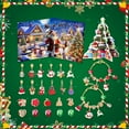 thumbnail image 2 of 2025 Christmas Advent Calendar Bracelets, 24 Days Xmas Countdown Calendar with DIY Charm Bracelets Kits for Christmas Party New Year Birthday Gifts, 2 of 8