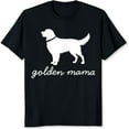 thumbnail image 2 of 100% Cotton Golden Retriever Mama Dog Print T-Shirt, 2 of 5