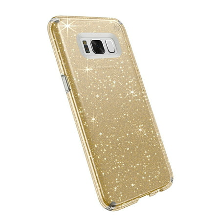 Speck Products Phone Case, Samsung Galaxy S8 Plus, Clear With Gold