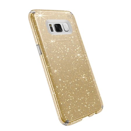 Speck Products Phone Case, Samsung Galaxy S8 Plus, Clear With Gold (Best Deal On Samsung S8 Plus)