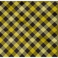 thumbnail image 4 of oneOone Cotton Poplin Twill Yellow Fabric Check Craft Projects Decor Fabric Printed By The Yard 56 Inch Wide, 4 of 4