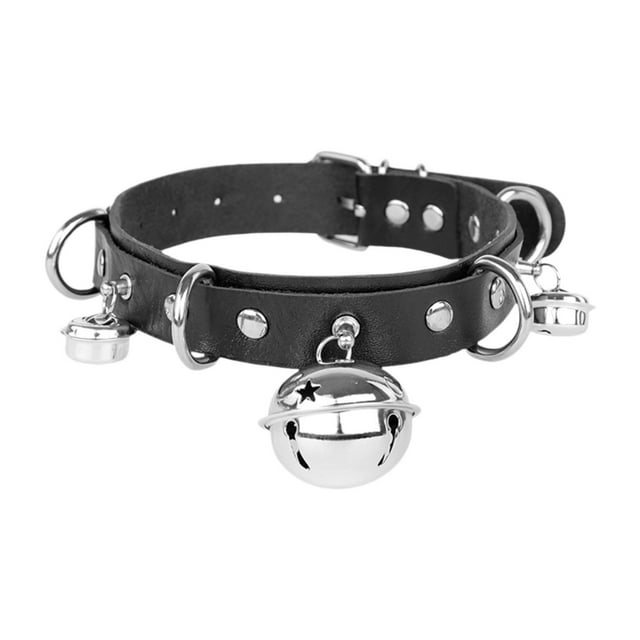 segolike Collier Ras-du-Cou Gothique Décoration Collier Punk pour Déguisement Mascarade Carnaval Noir